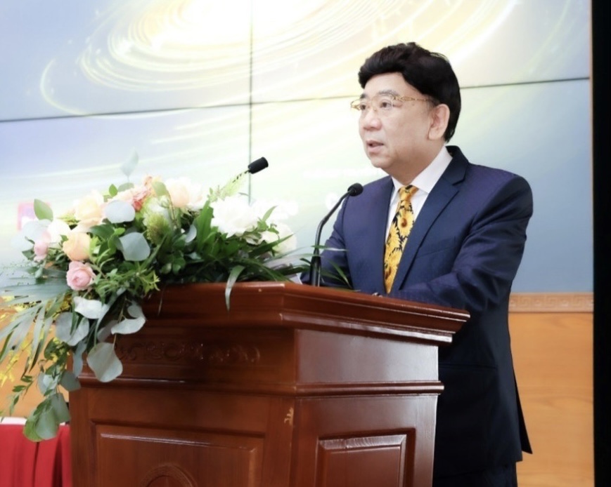 Ông Nguyễn Trường Sơn, Chủ tịch Hiệp hội Quảng cáo Việt Nam phát biểu tại Lễ trao giải thưởng “Quảng cáo sáng tạo Việt Nam năm 2023”